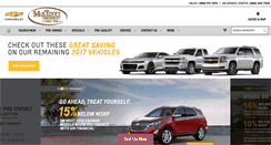 Desktop Screenshot of mckelveychevrolet.com